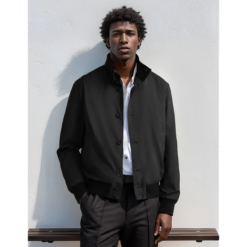 Bomber jacket in technical fabric