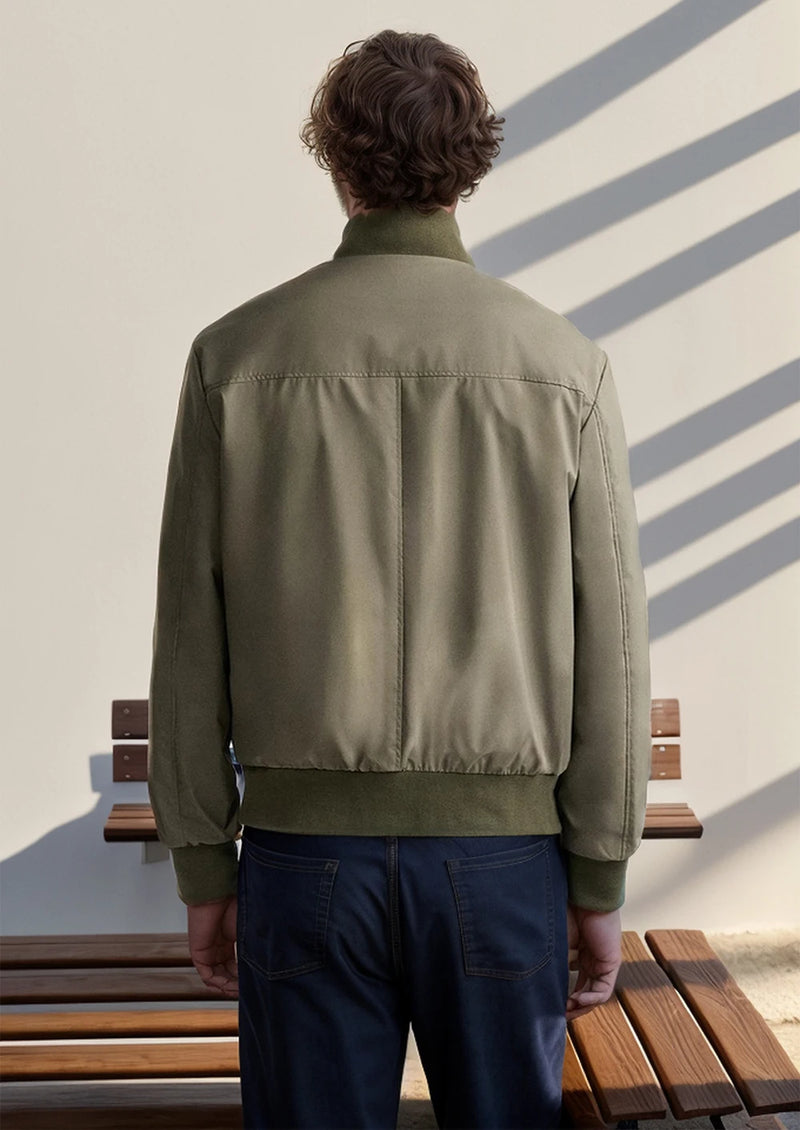 Bomber jacket in technical fabric